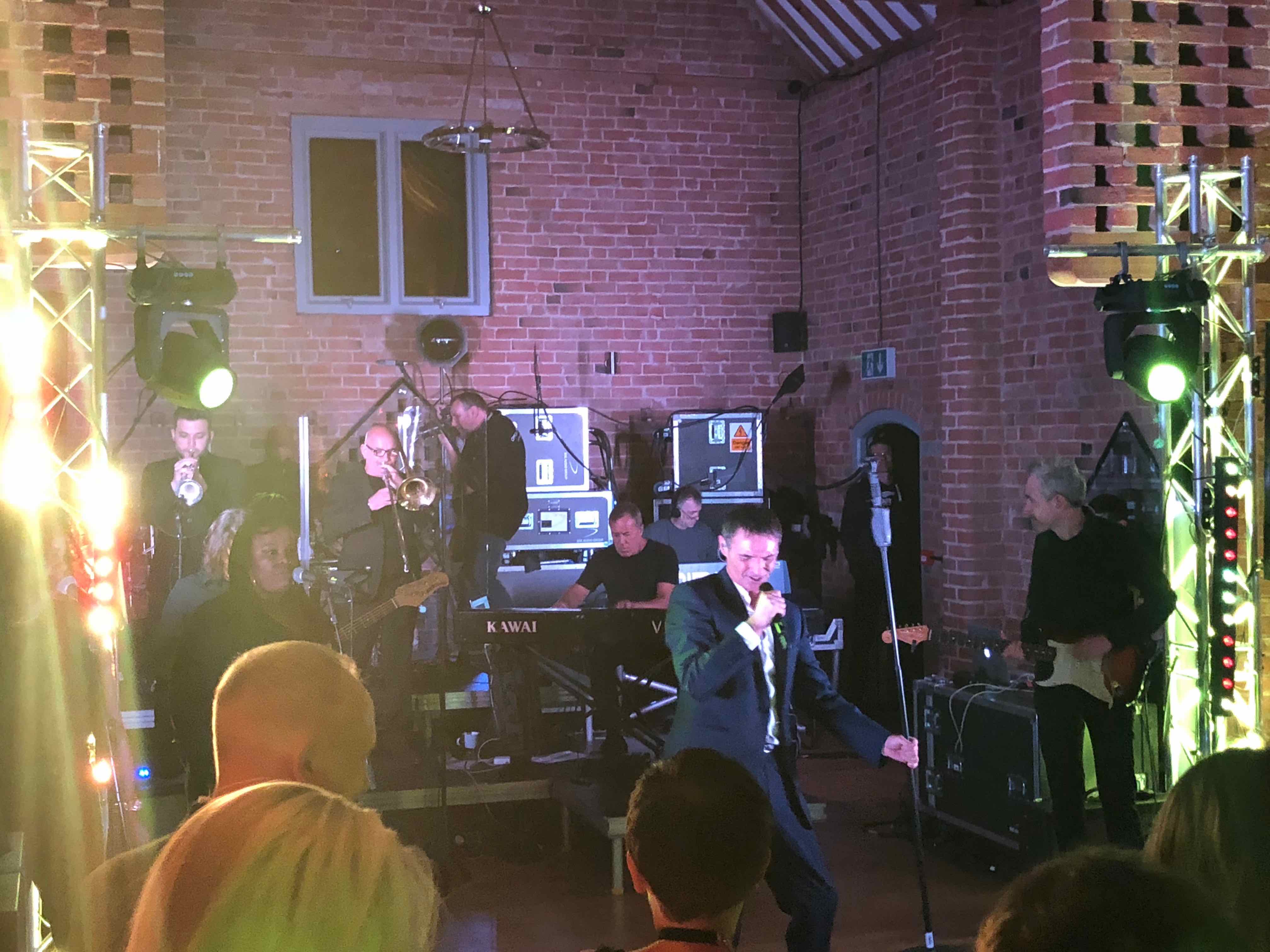 Marti Pellow Wet Wet Wet production Cannock Sound