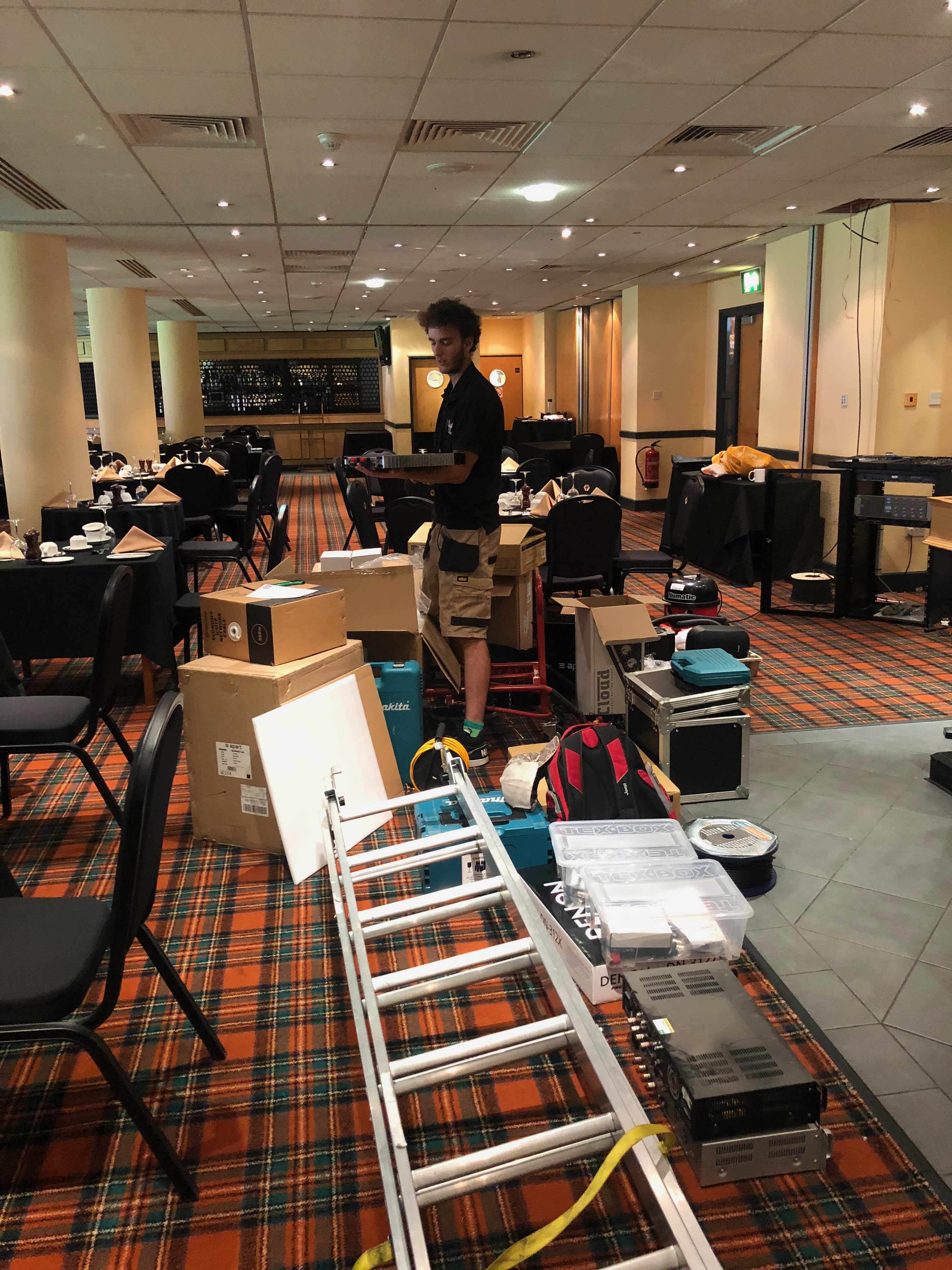 Audio install at Wolves FC, Wolverhampton