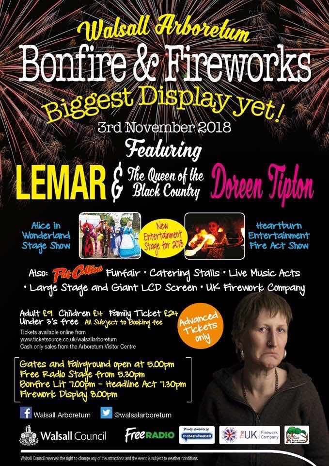 Walsall Arboretum Bonfire , walsall events , walsall events team , walsall concert , walsall music , free in walsall , outdoor events in walsall , 