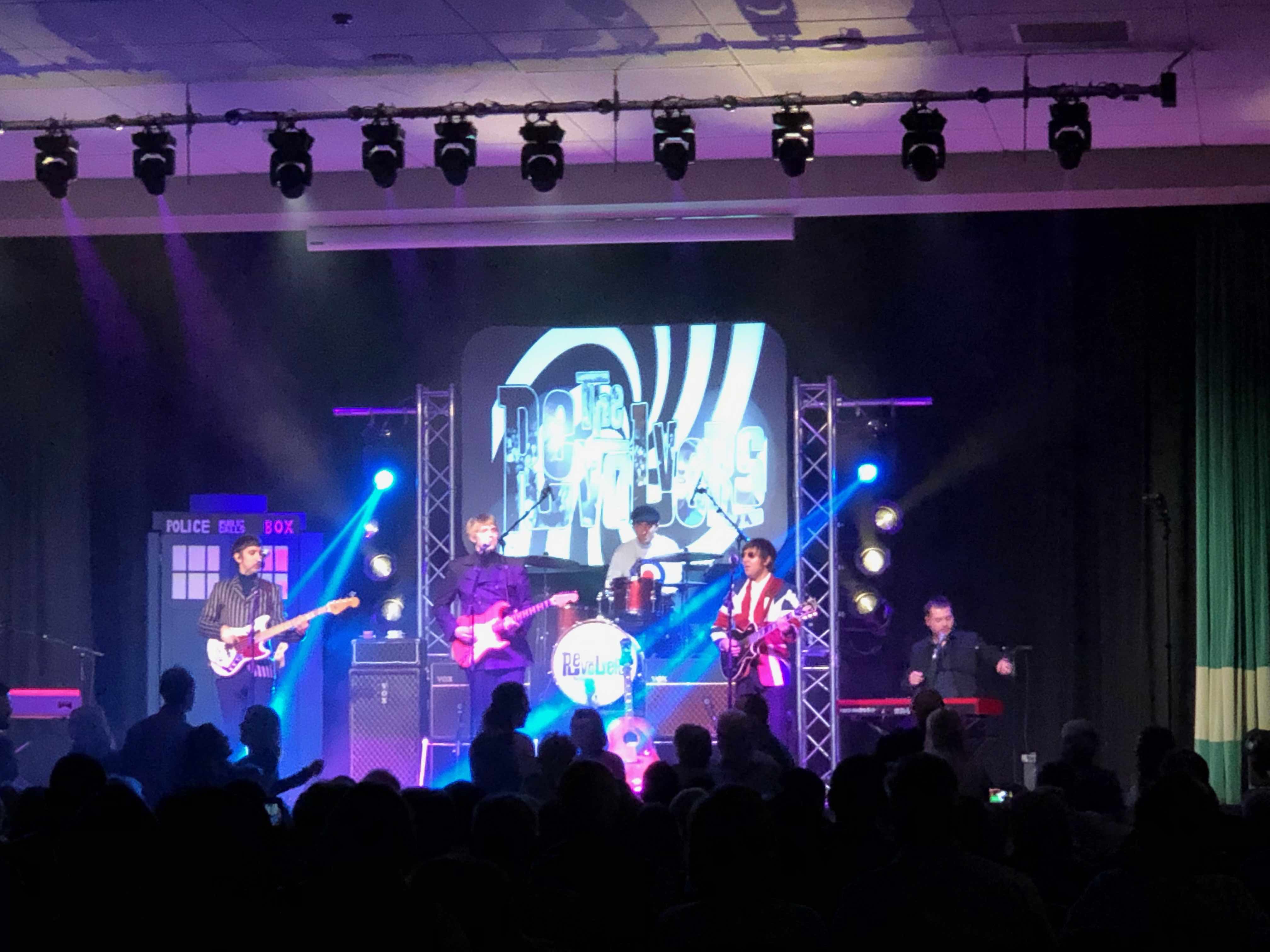 The Revolvers , Benn Hall , Rugby , Benn , Hall , production , hire , rental , services , audio , sound , lighting , show , 2019 