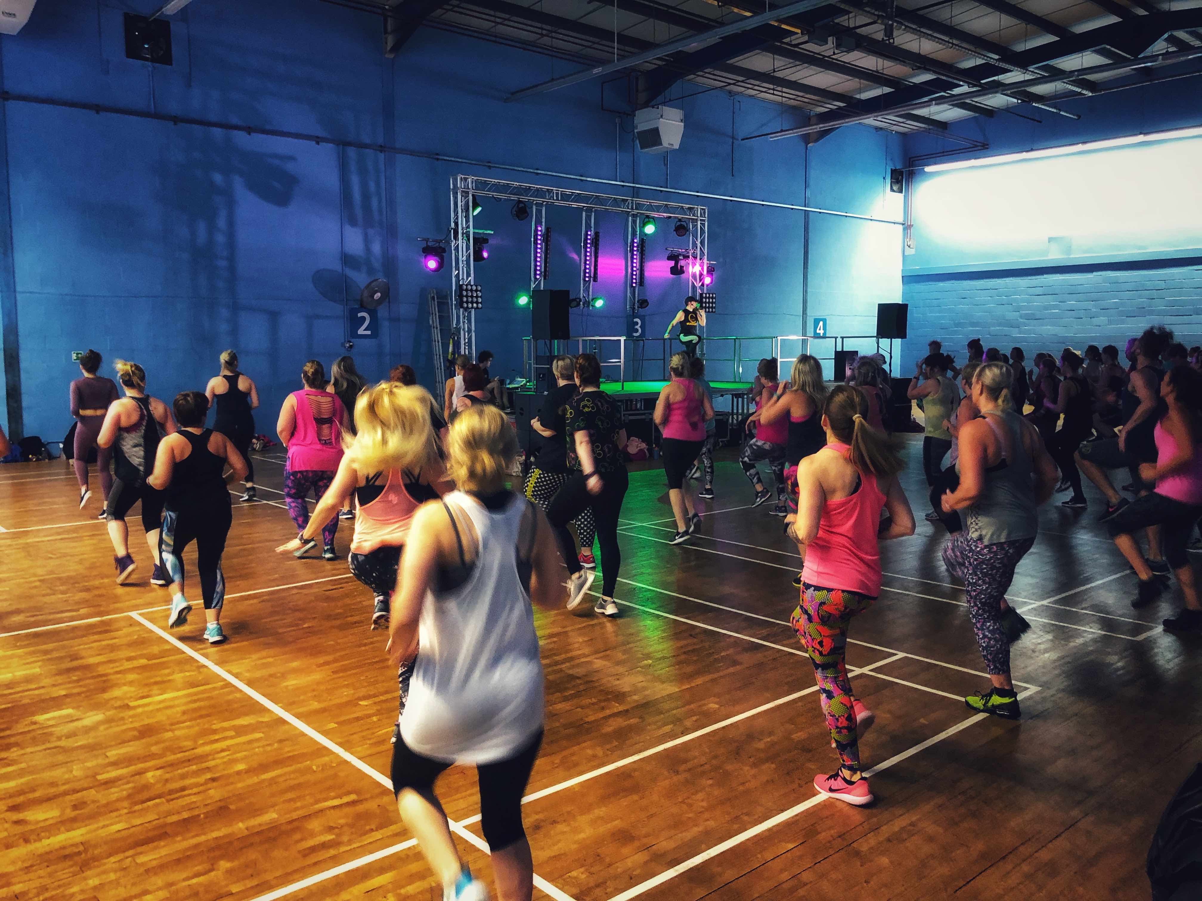 Ribby fitness weekend 2019 production by Cannock Sound