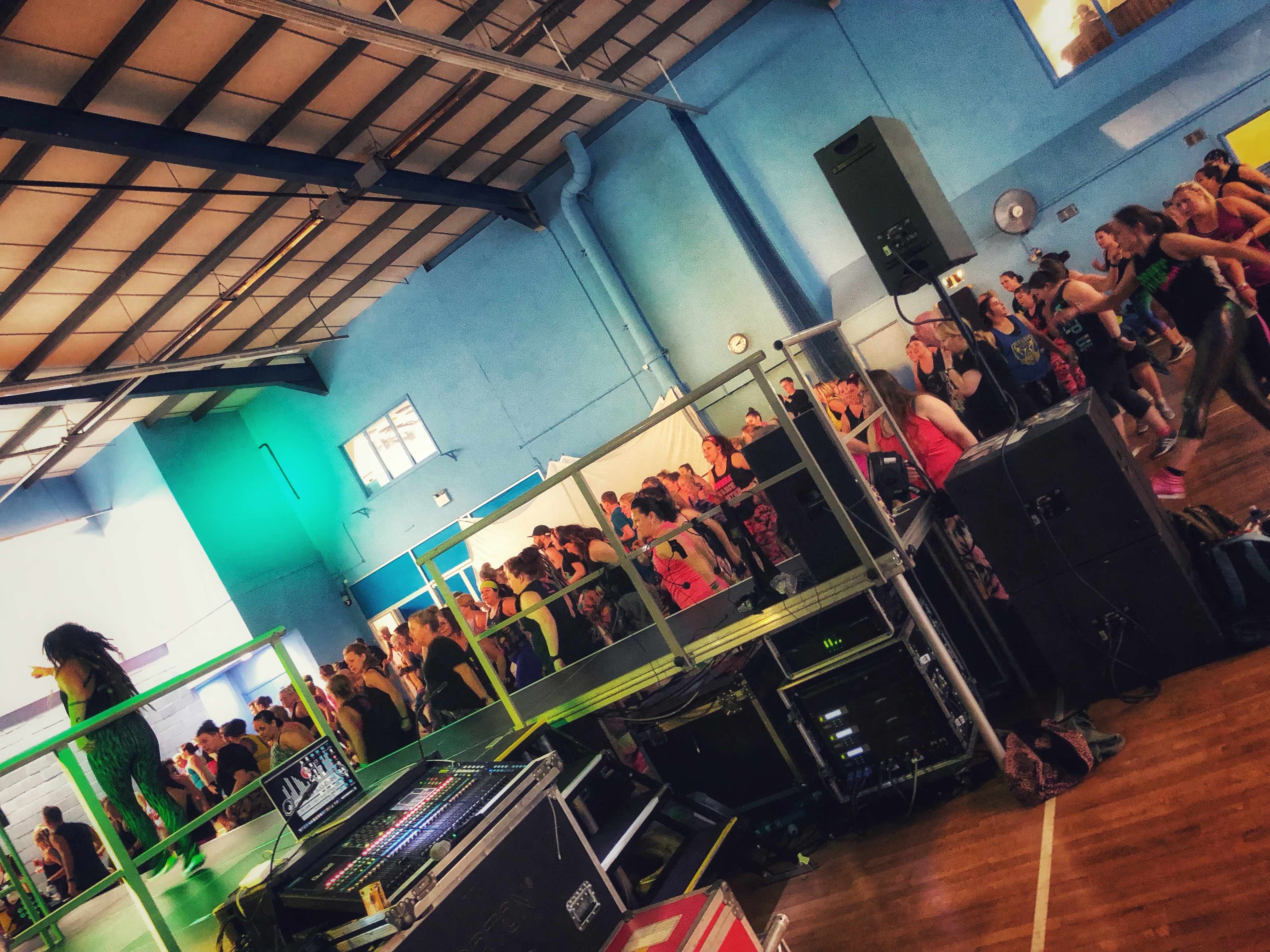 Ribby fitness weekend 2019 production by Cannock Sound