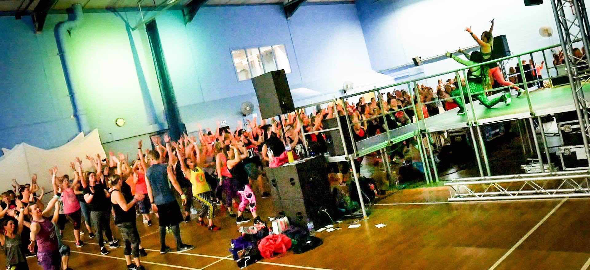 Ribby fitness weekend 2019 production by Cannock Sound