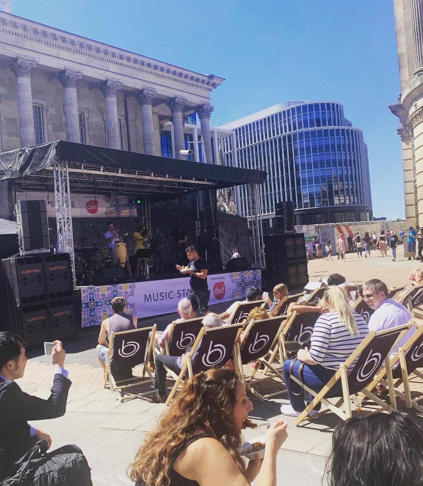 Colmore Food Festival , outdoor festival Birmingham , Birmingham free festival , production in Birmingham , 