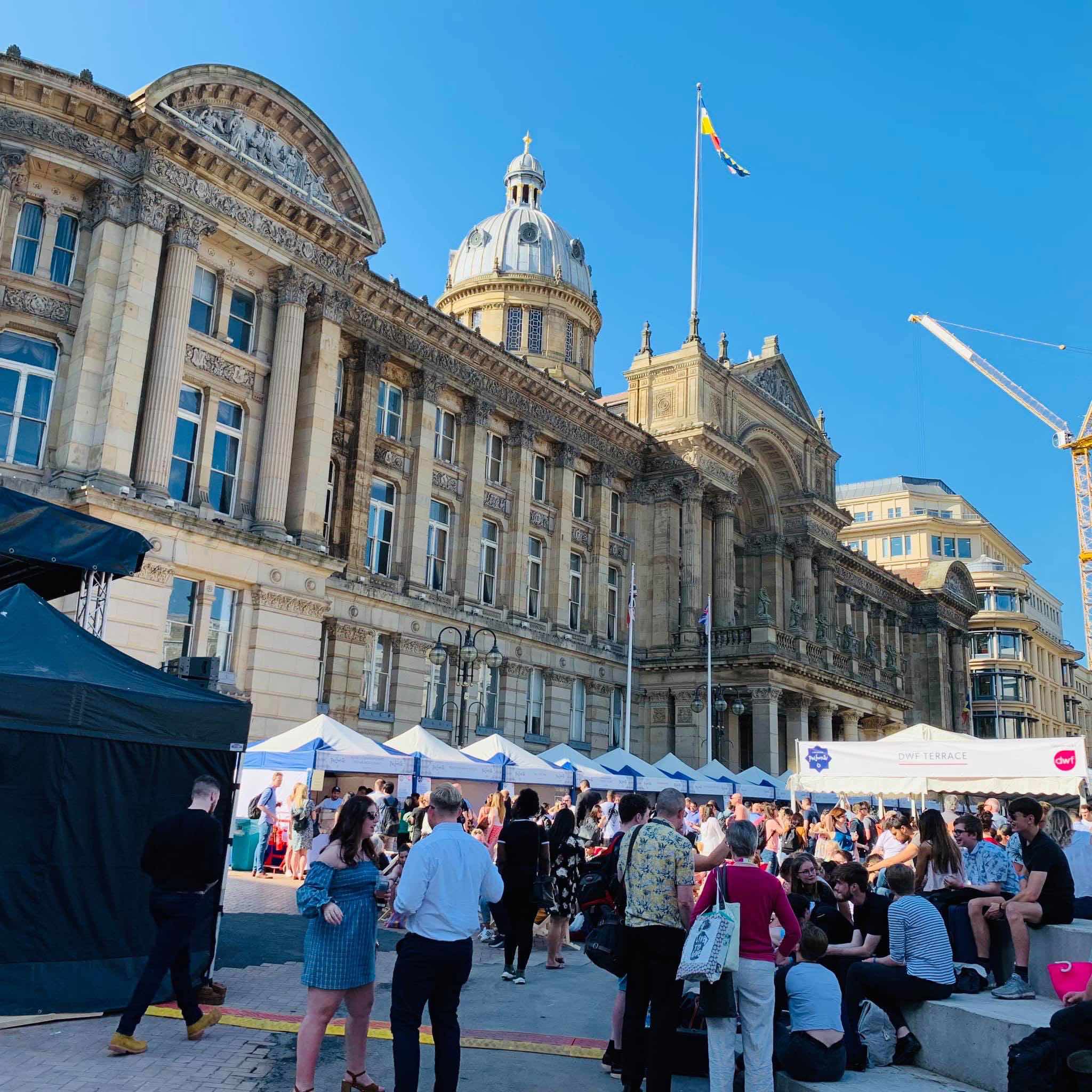 Colmore Food Festival , outdoor festival Birmingham , Birmingham free festival , production in Birmingham , 
