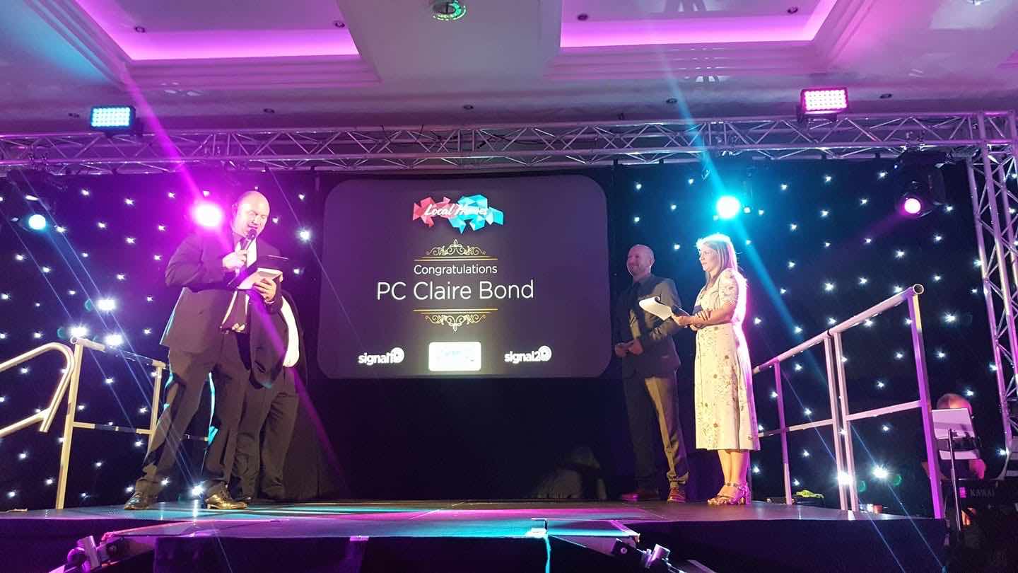 signal 1 local hero awards , signal 1 radio events , signal 1 radio awards evening , signal 1 radio production , awards production at crewe hall , 