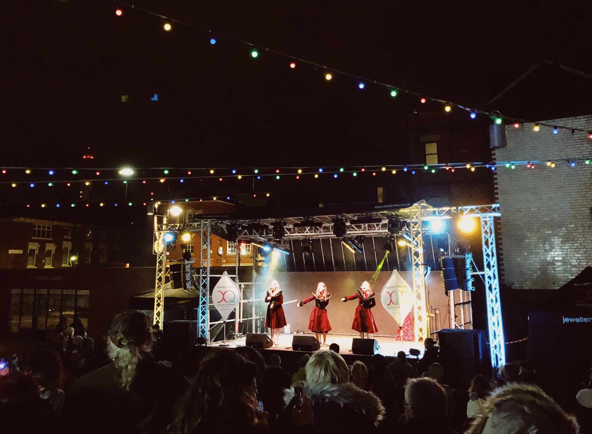 JQ BID christmas lights , JQ lights , Birmingham Christmas lights , cannock sound hire , 