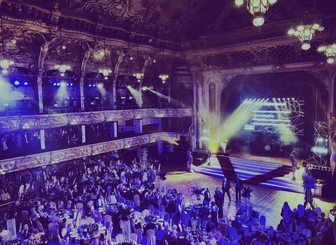 lighting for awards evening production , awards evening event lighting production , lighting hire for awards evening ,
