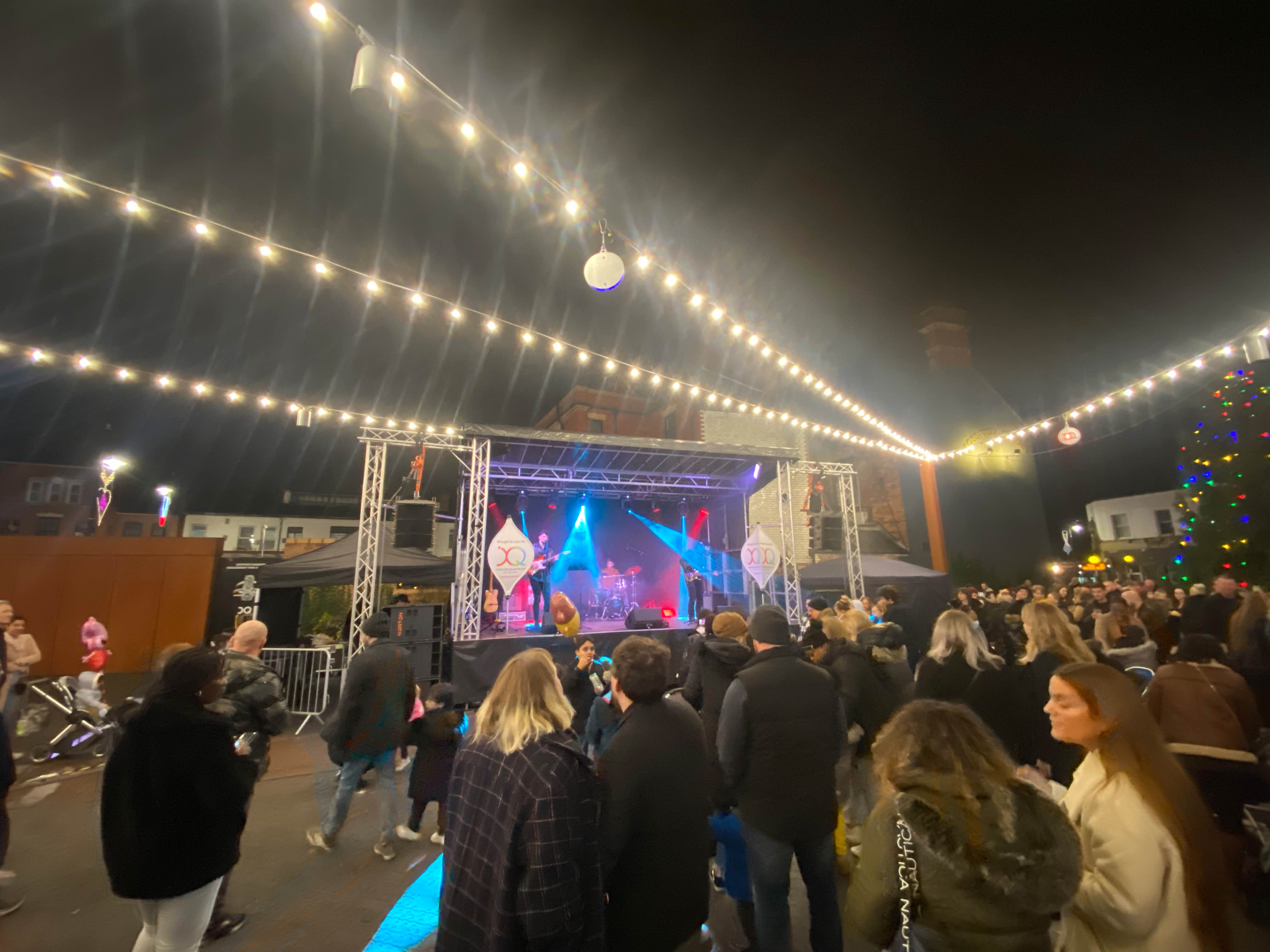 JQ BID events, jewellery quarter events , JQ bid events , stagemen , cannock sound , birmingham events , christmas lights , JQ christmas lights ,