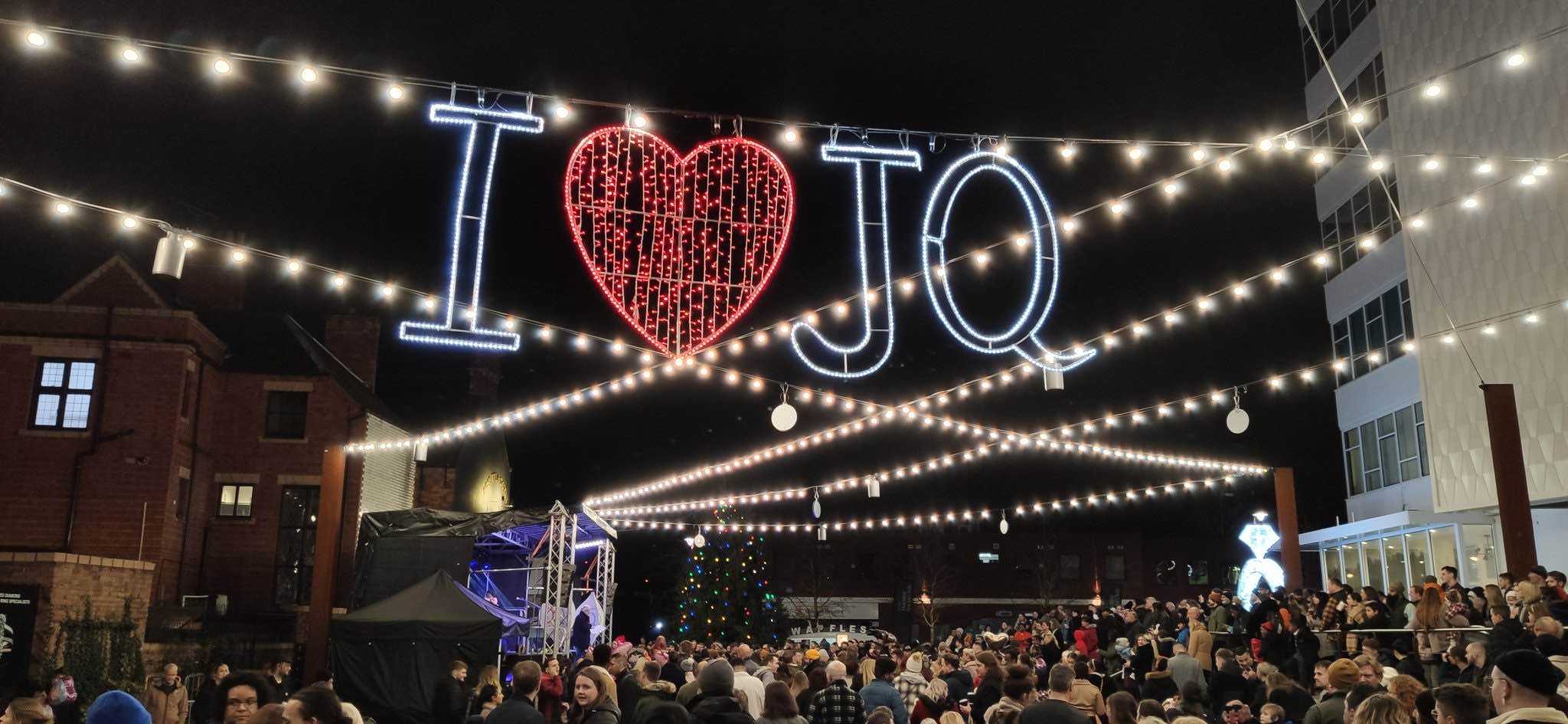 JQ BID events, jewellery quarter events , JQ bid events , stagemen , cannock sound , birmingham events , christmas lights , JQ christmas lights ,