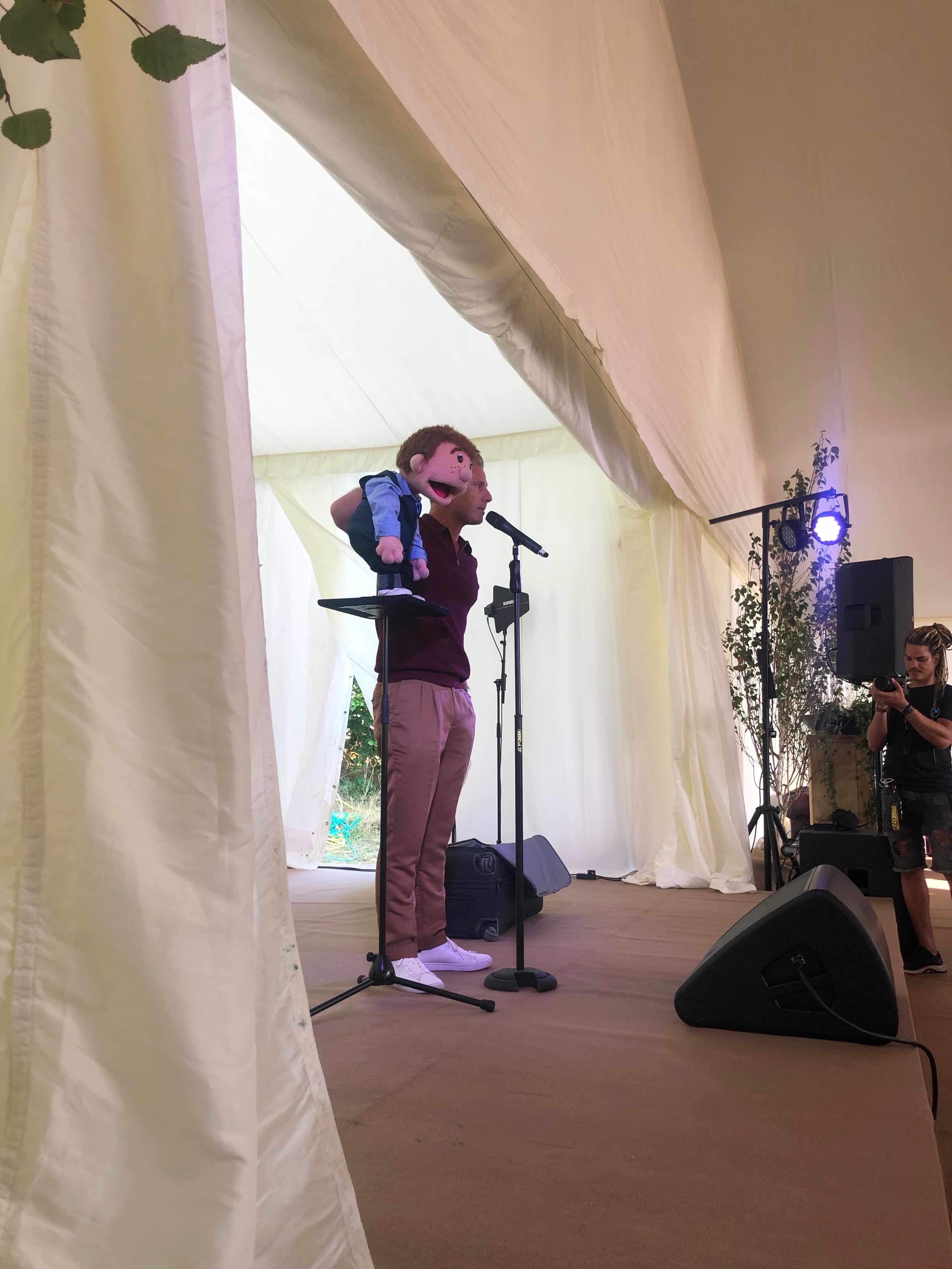 private festival event production by Cannock Sound