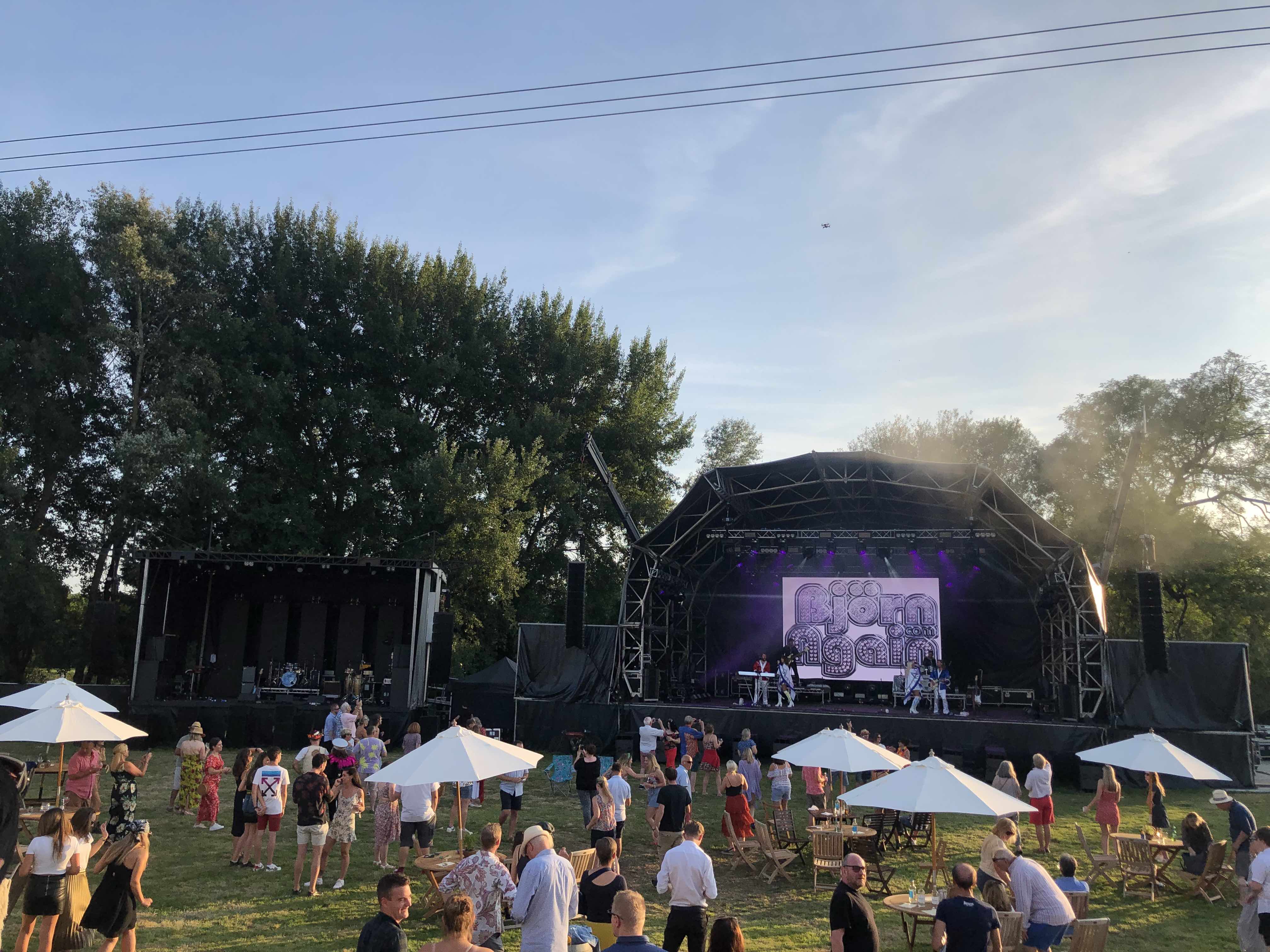 private festival event production by Cannock Sound