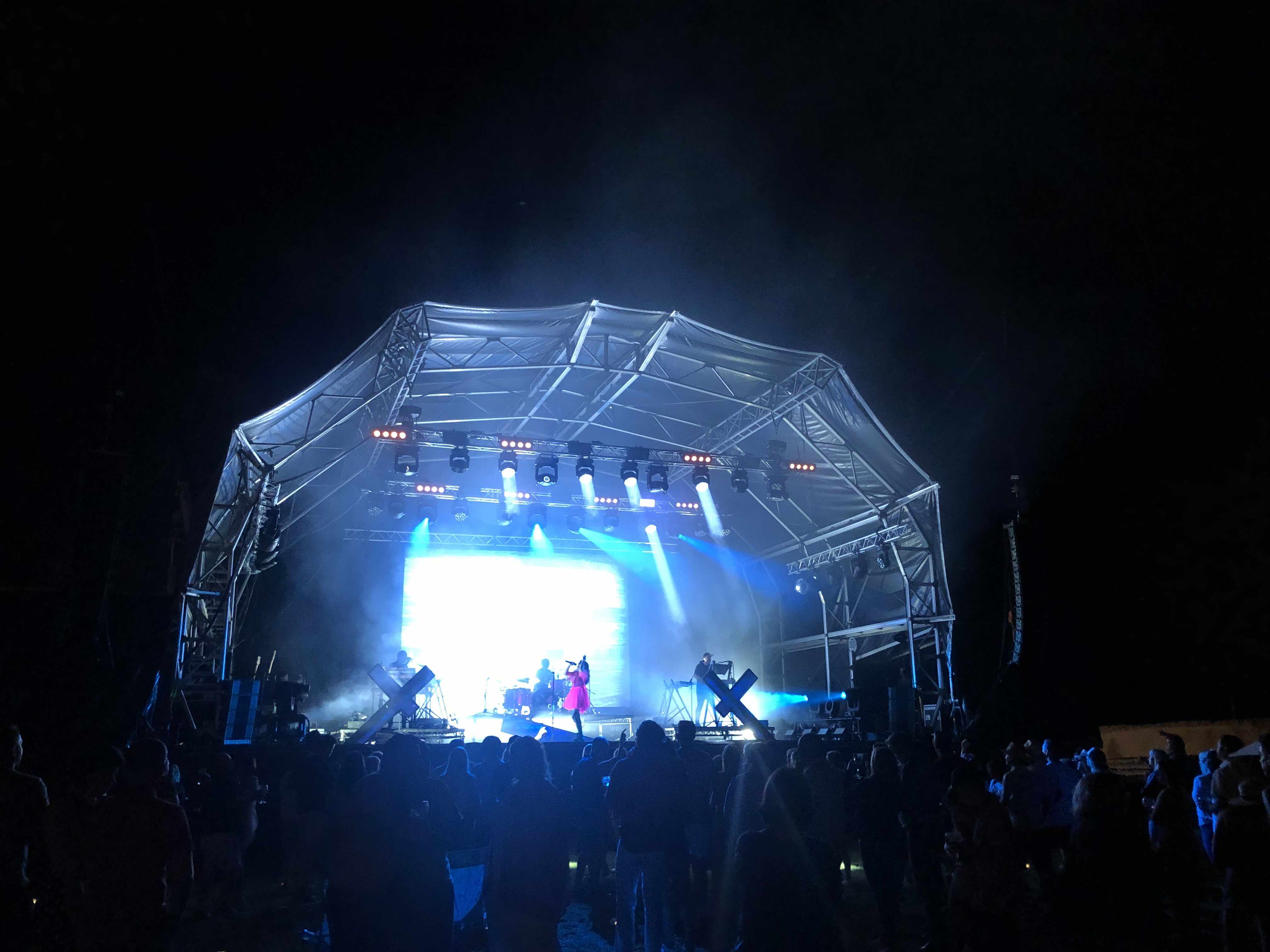 private festival event production by Cannock Sound