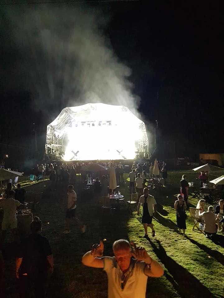 private festival event production by Cannock Sound