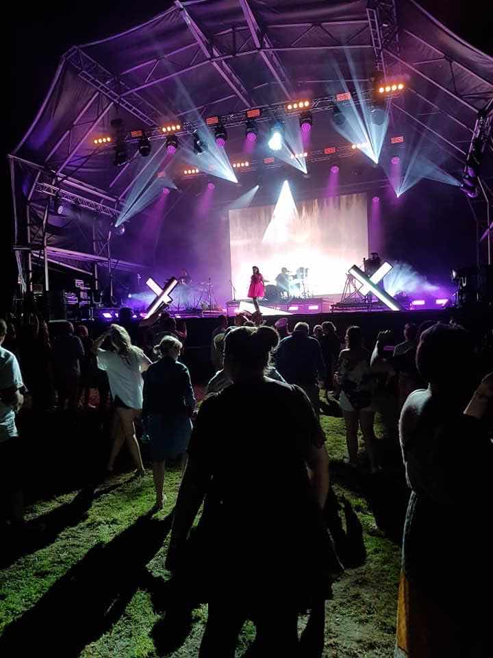 private festival event production by Cannock Sound