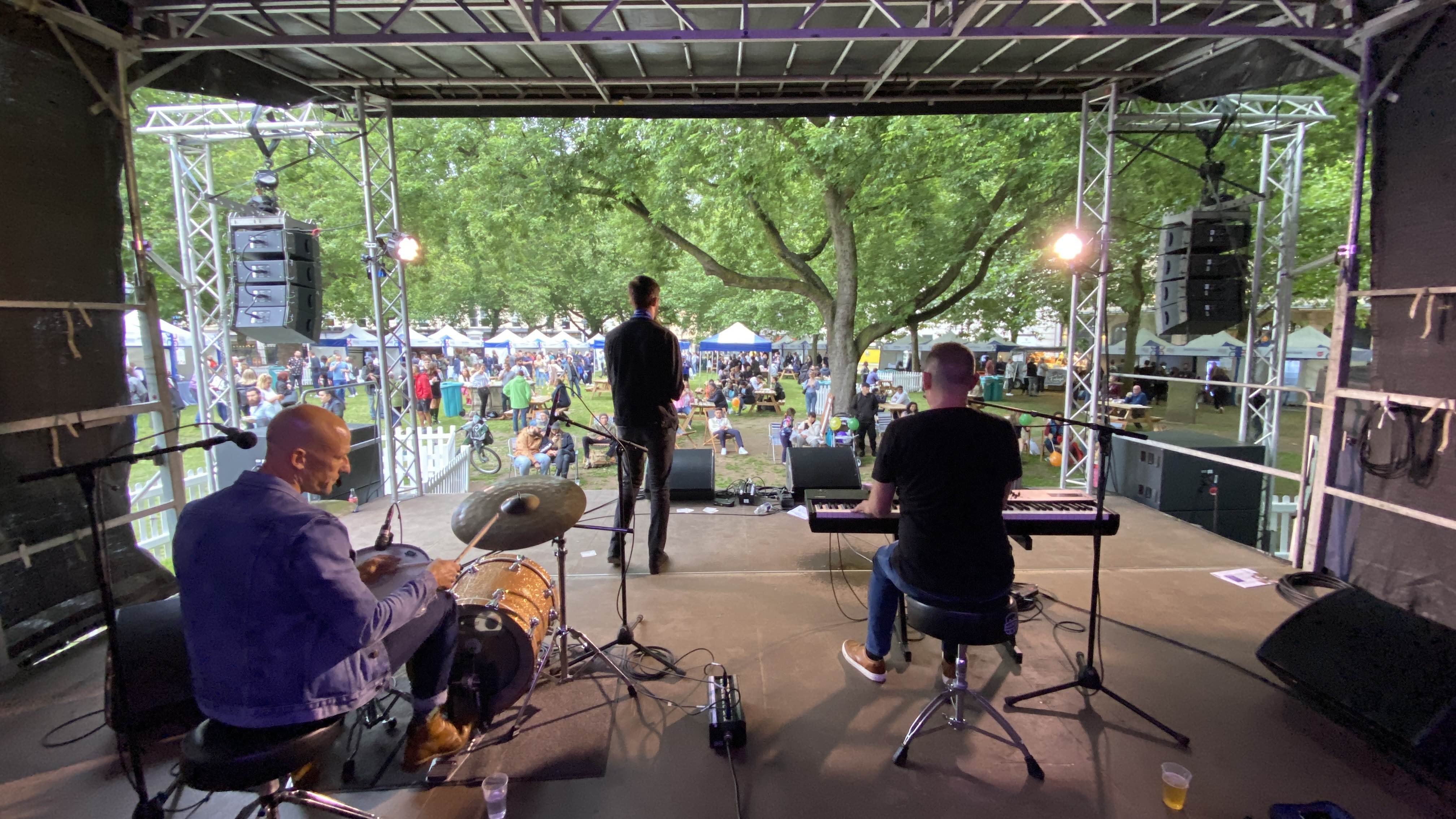 colmore food festival , colmore bid , colmore food festival 2023 , birmingham food festival 2023 , cannock sound hire , cannock sound , outdoor festival birmingham , free concert in birmingham ,