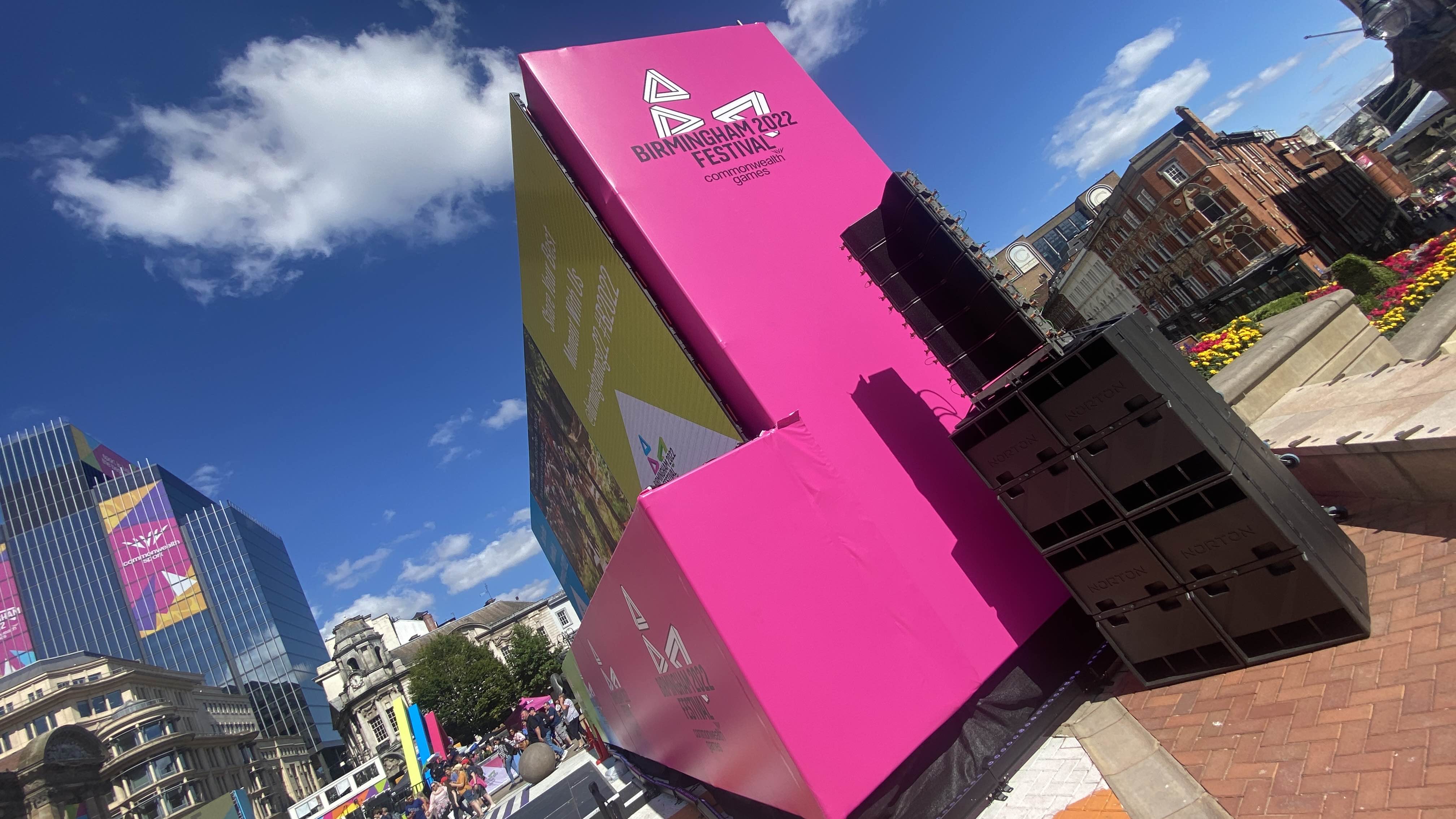 commonwealth games audio , commonwealth games birmingham audio , commonwealth games pa company ,