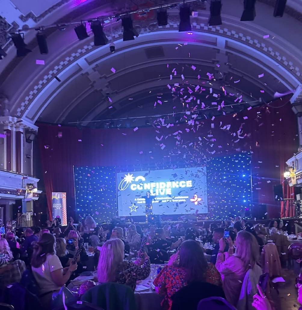 confidence live , confidence , stoke on trent , motivational , speaking ted talks , events , cannocksound , video wall , kings hall ,