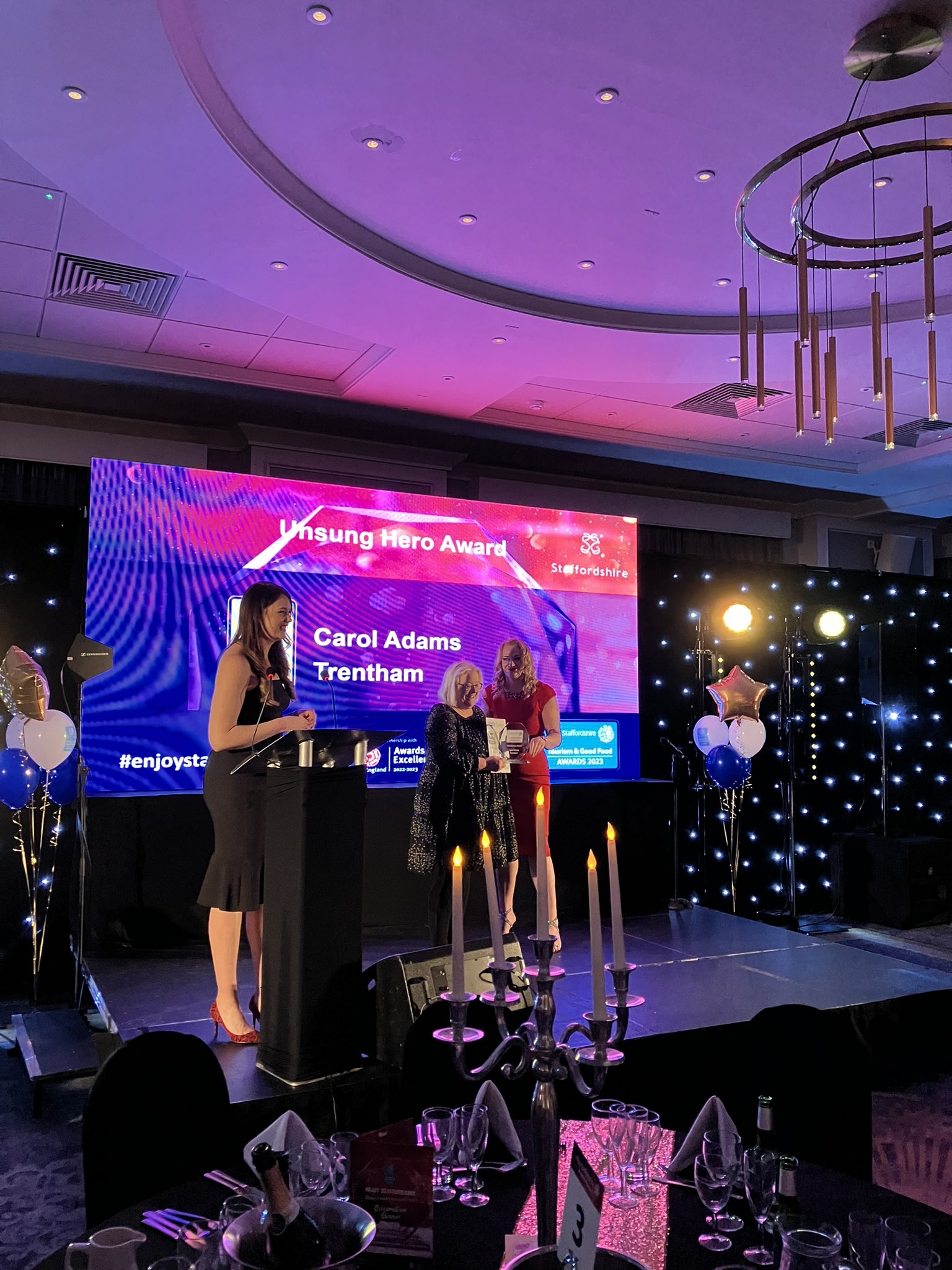 staffordshire tourism , enjoy staffordshire , enjoy staffordshire tourism awards , awards evening , cannock sound , enjoystaffs ,