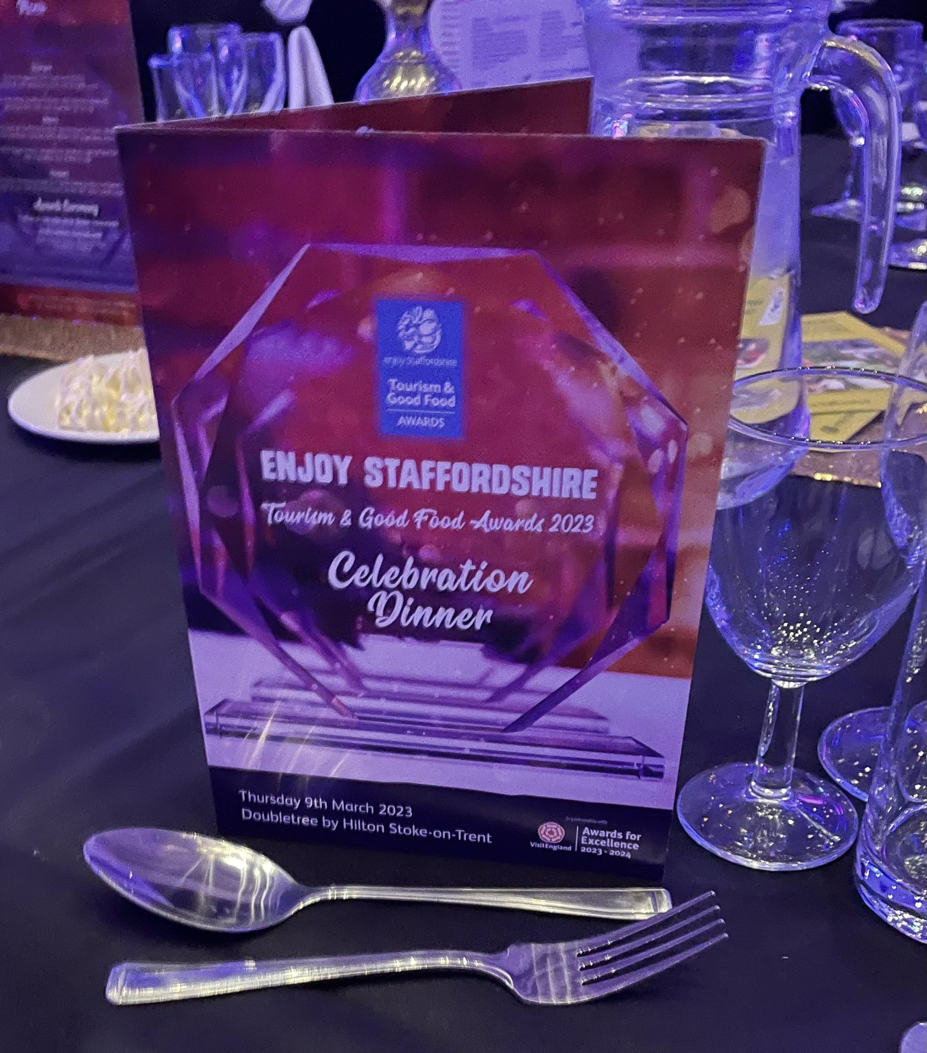 staffordshire tourism , enjoy staffordshire , enjoy staffordshire tourism awards , awards evening , cannock sound , enjoystaffs ,