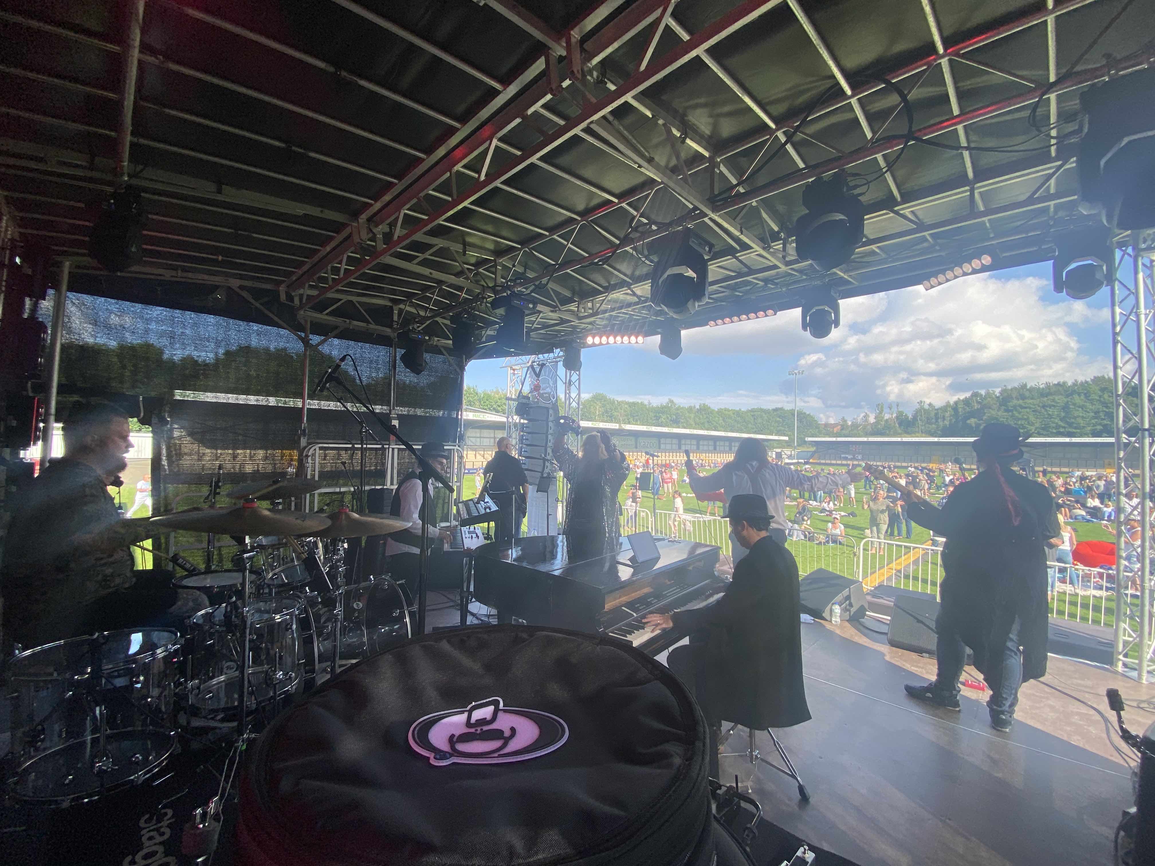 hednesford , hednesford town , hednesford FC , hednesford festival , hednesford concert , stagemen , cannock sound hire ,