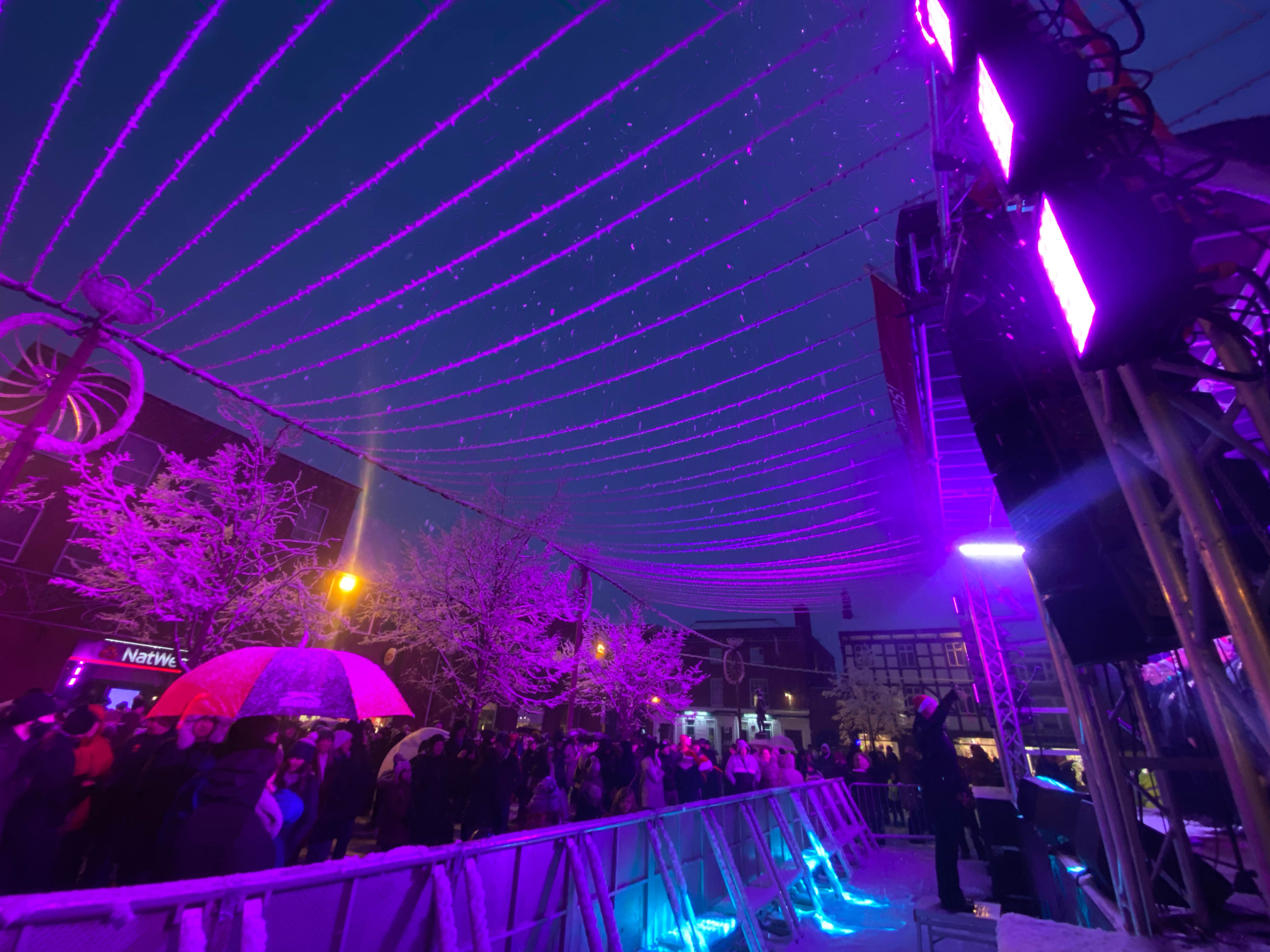 lichfield , christmas , lichfield christmas lights , staffordshire christmas lights , christmas lights switch on ,