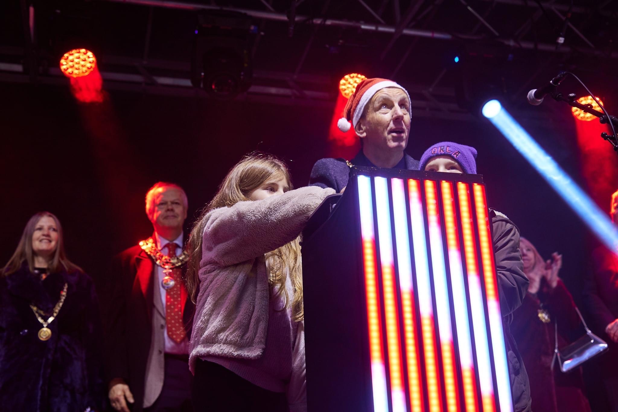 lichfield , lichfield christmas 2022 , lichfield lights , lichfield christmas lights , lichfield free concert , stage men , cannock sound hire ,