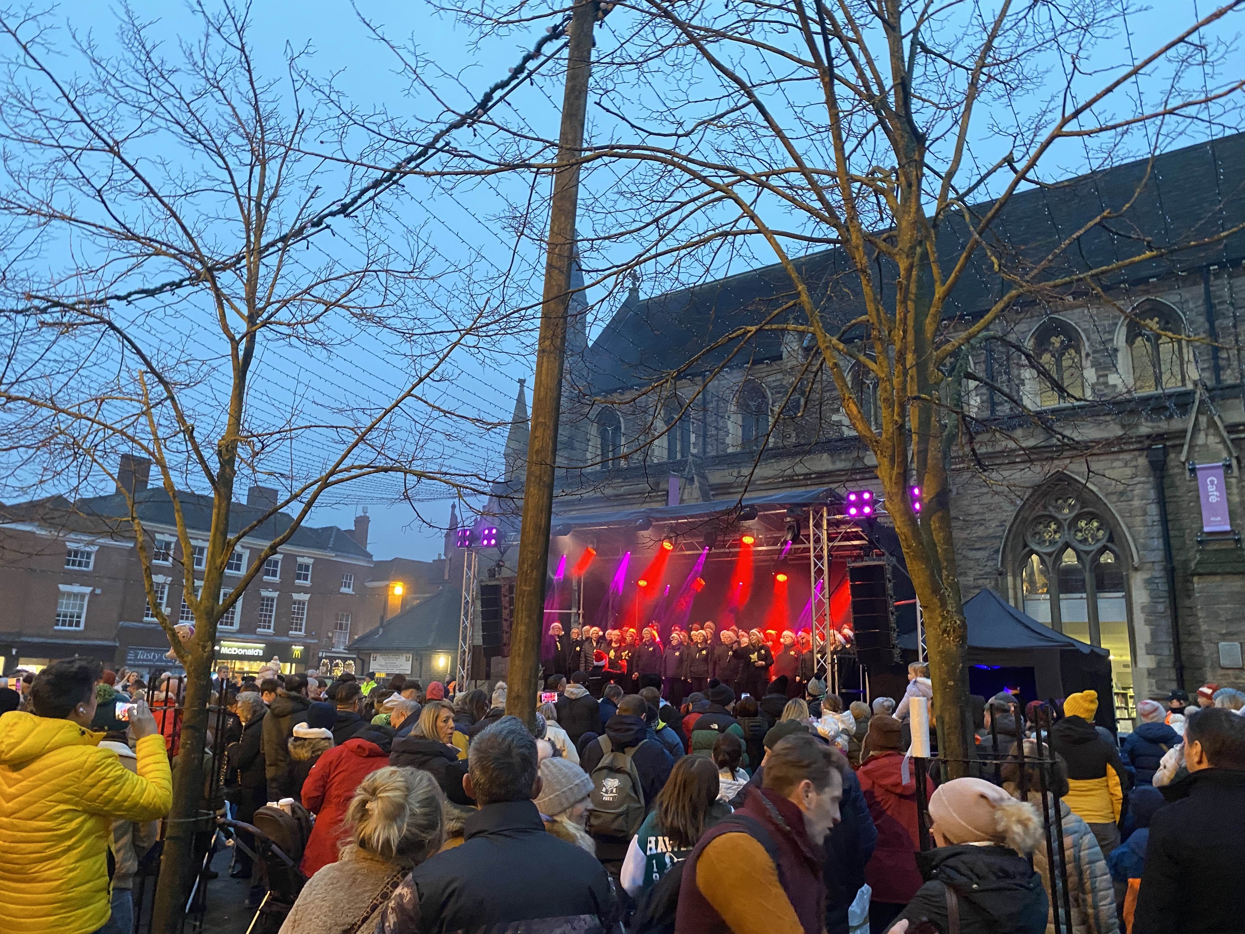 lichfield , christmas , christmas lights , stagemen , cannock sound , 2023 , lights 2023 ,