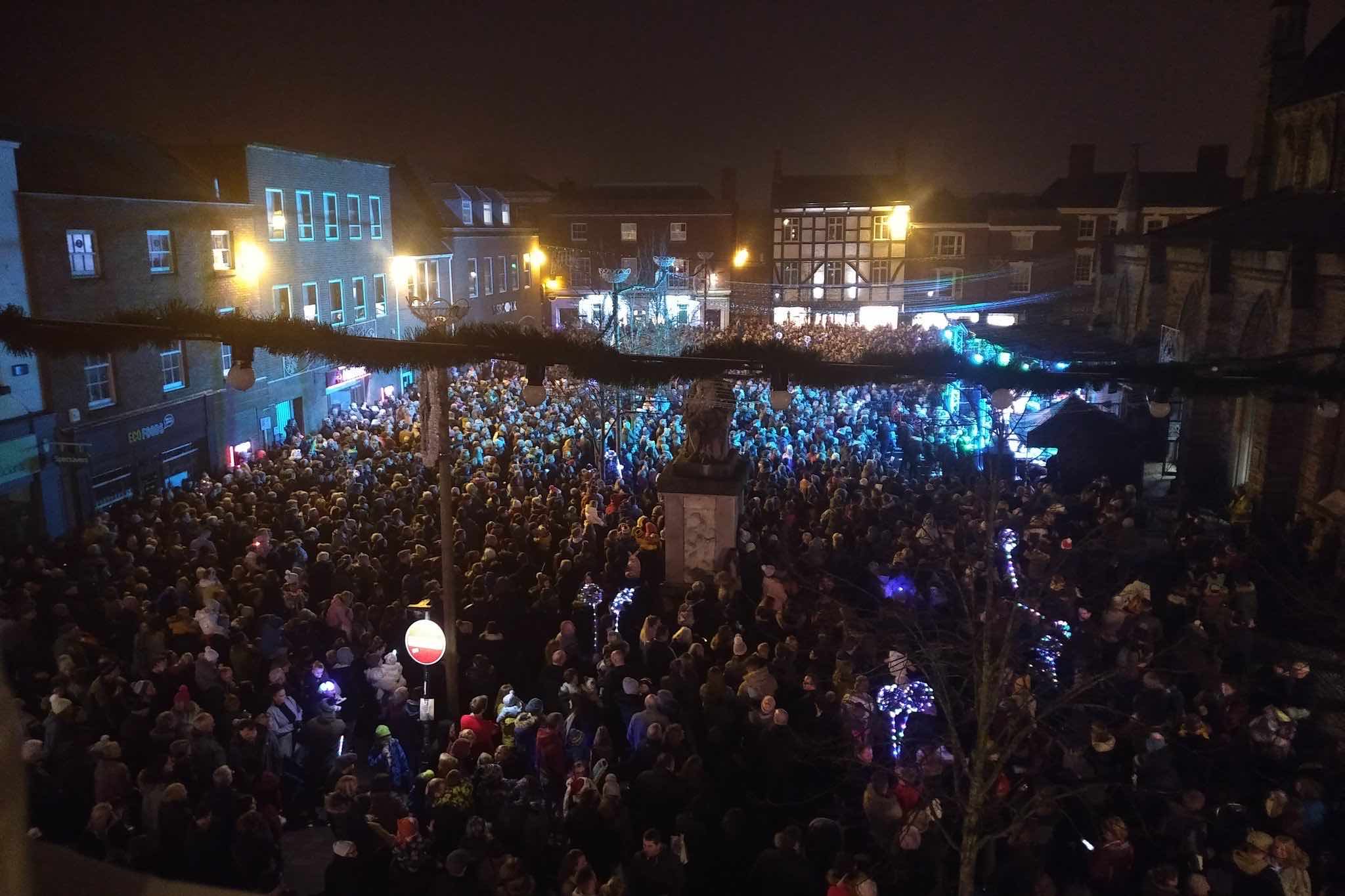 Christmas lights switch on , who does christmas lights , Lichfield christmas lights , Birmingham christmas lights , music concert production , festival production , event hire music festival , sse hire , wigwam hire , pacific sound , local production company , 