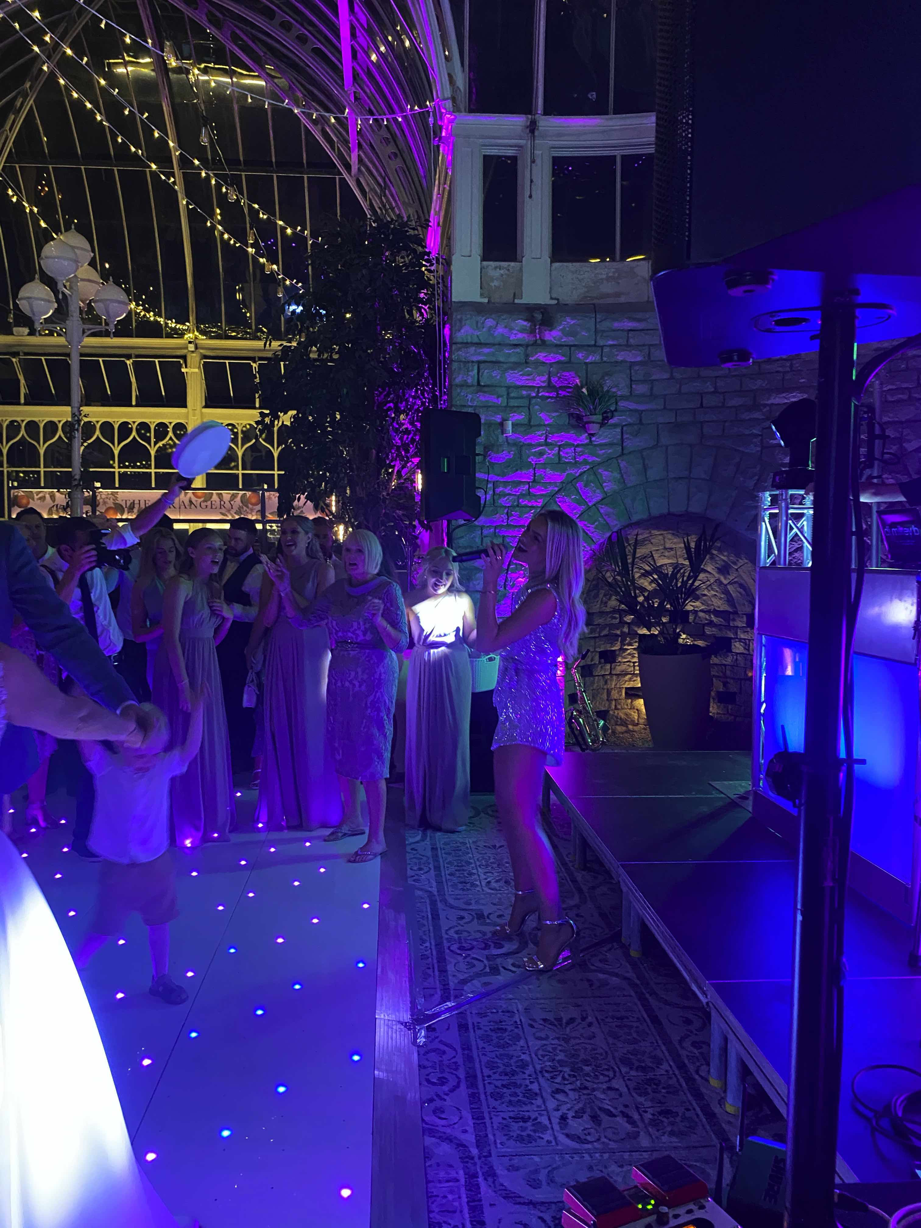 Louisa Johnson , X factor winner , private event , production for louisa johnson , Tortworth House , De vere hotel , 