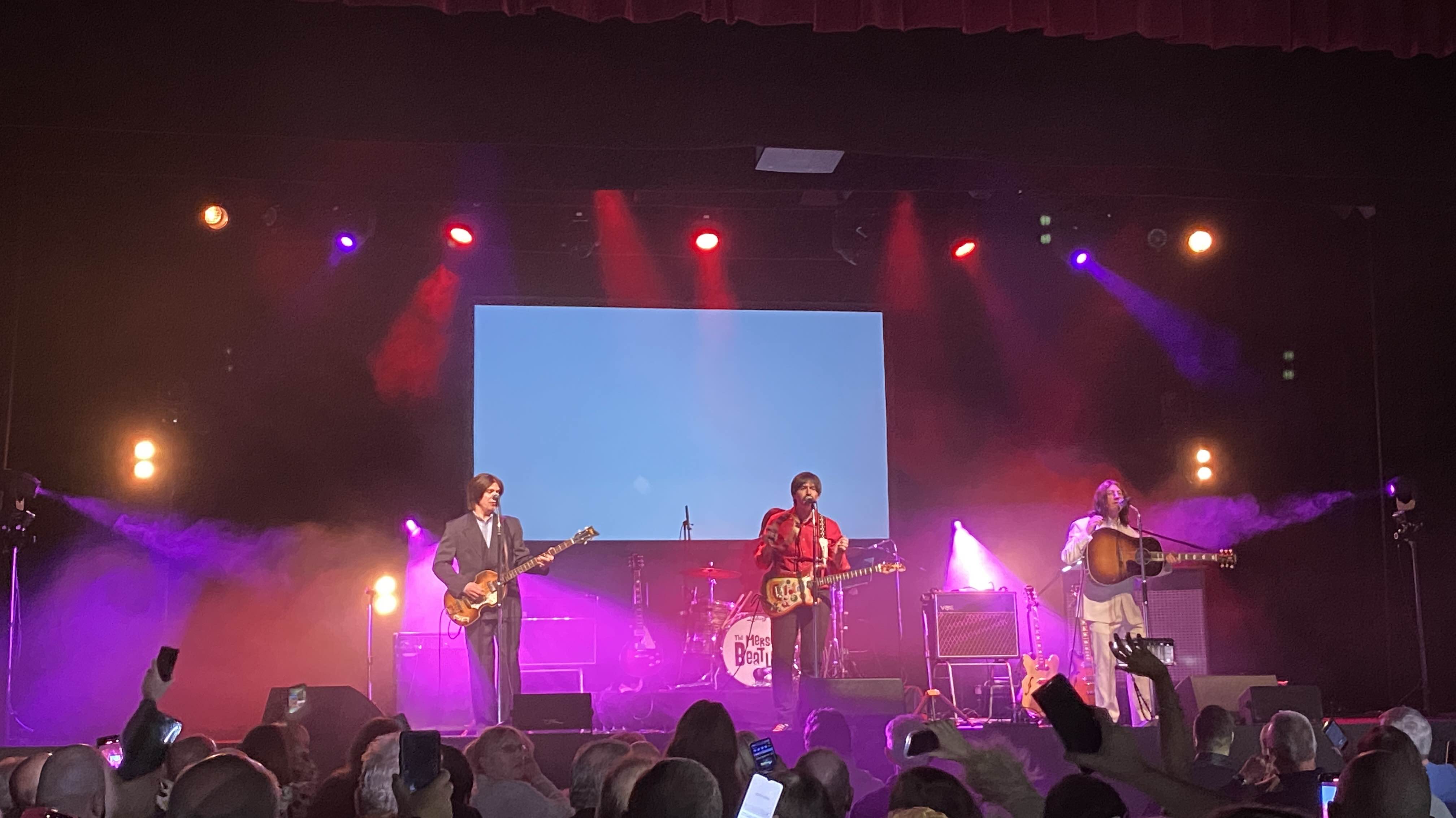 mersey beatles , the beatles , the upbeat beatles , hoddesdon , tribute band , production for touring bands , production for tribute band ,