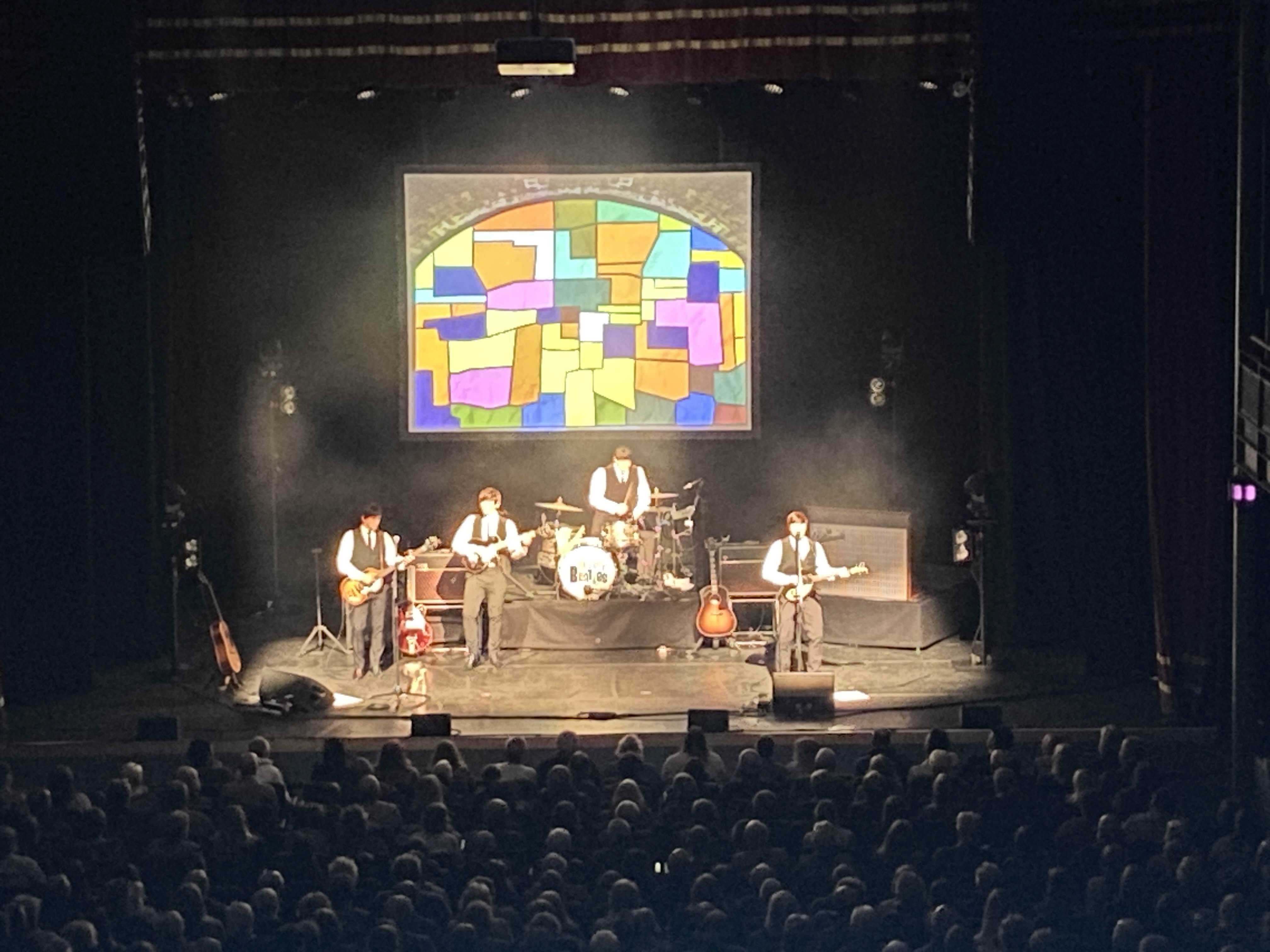 mersey beatles , the beatles , the upbeat beatles , hoddesdon , tribute band , production for touring bands , production for tribute band ,