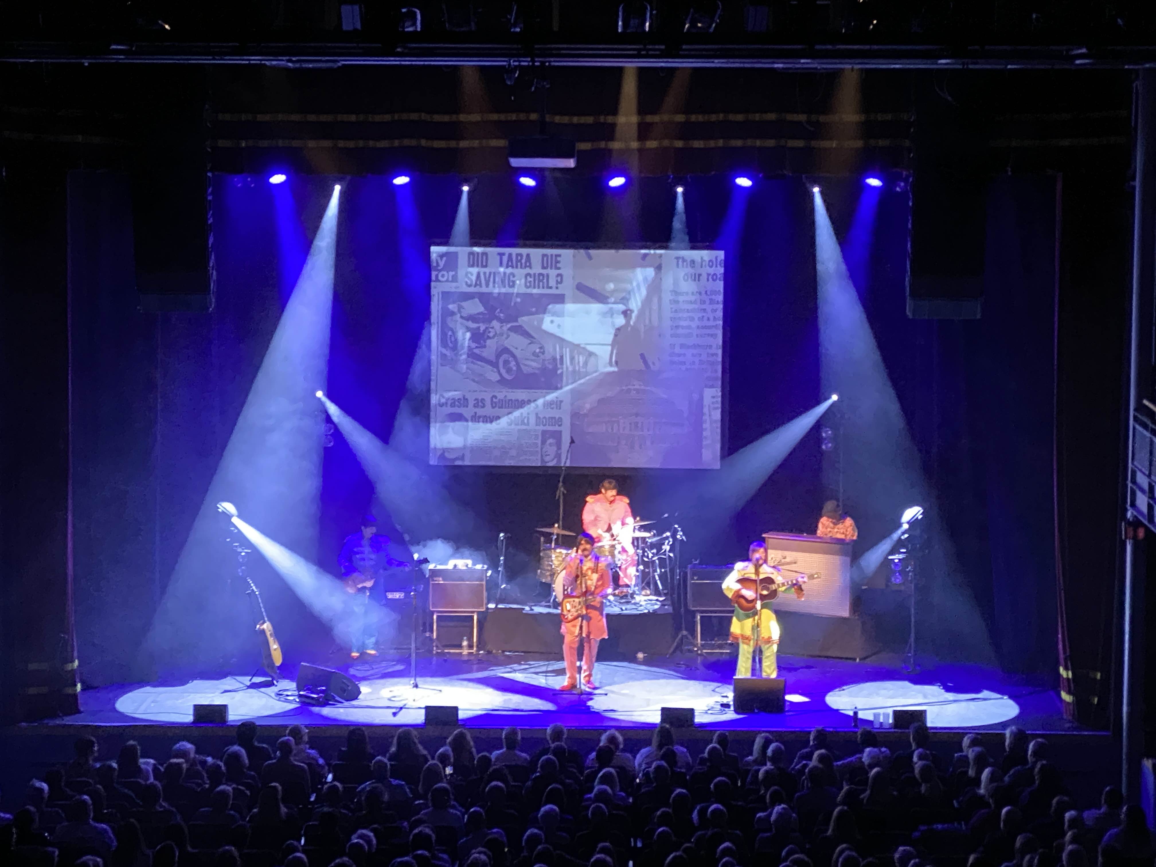 mersey beatles , the beatles , the upbeat beatles , hoddesdon , tribute band , production for touring bands , production for tribute band ,