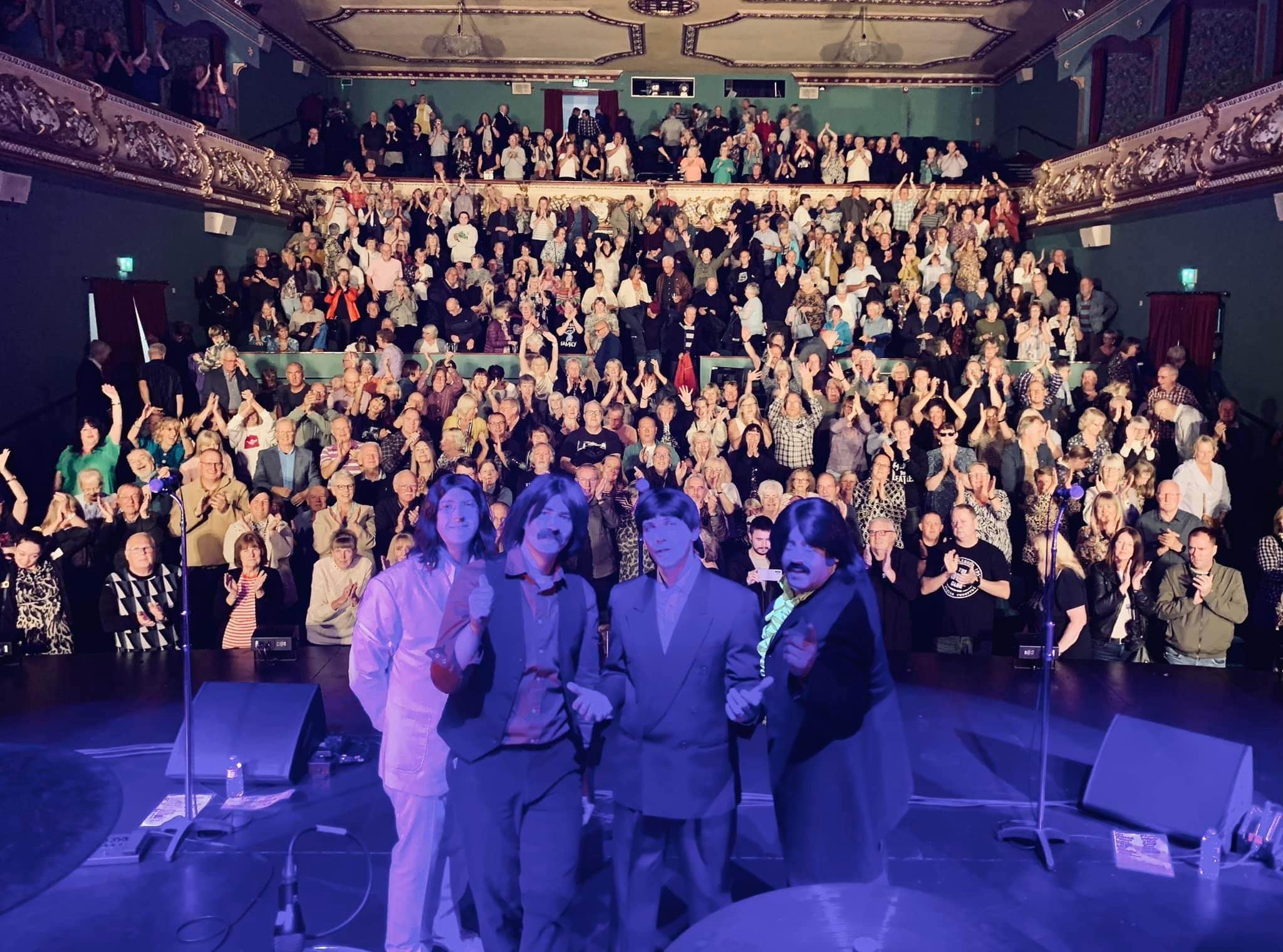 newark ,mersey beatles , the beatles , the upbeat beatles  , tribute band , production for touring bands , production for tribute band ,