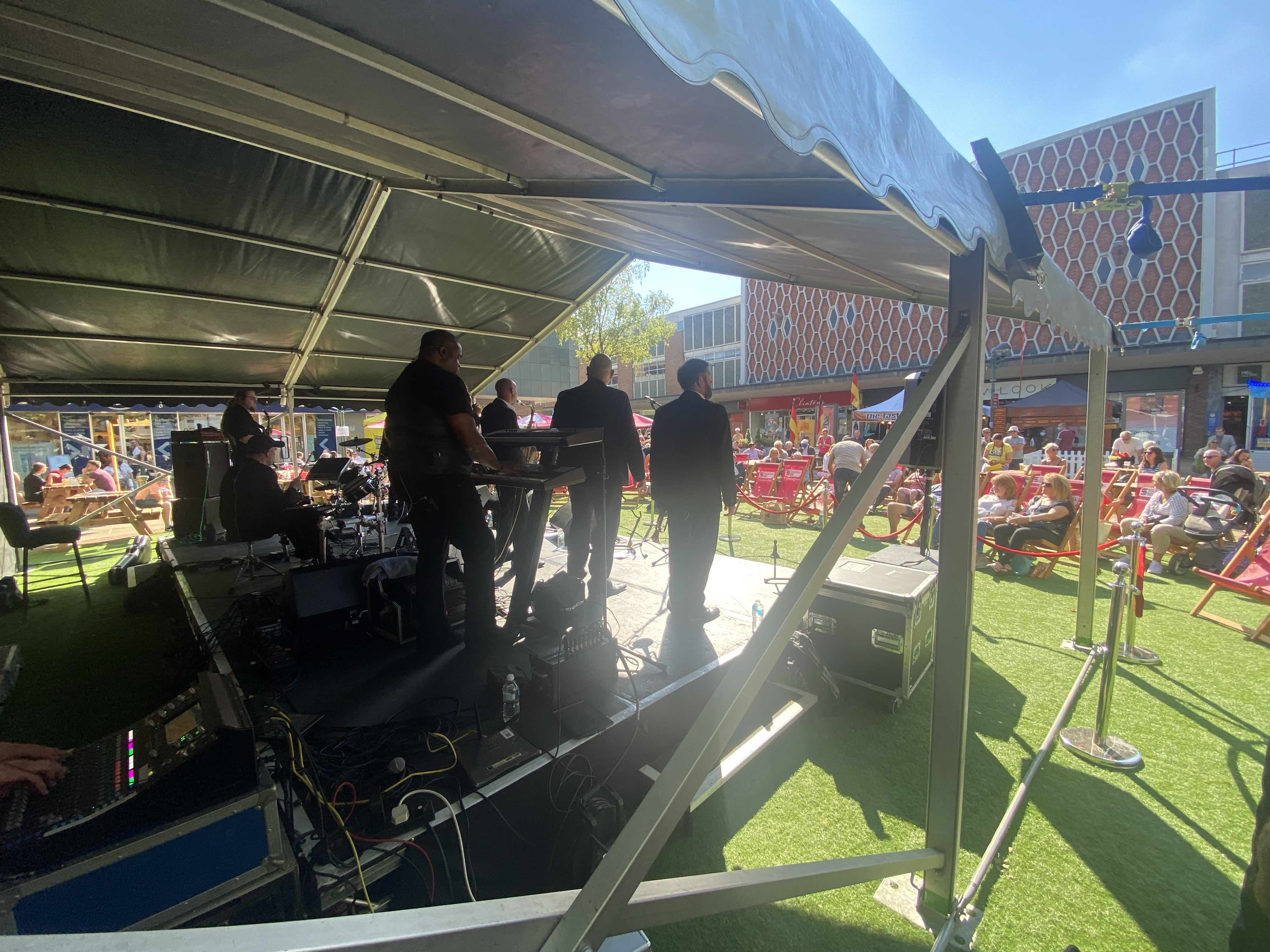 solihull jazz , solihulljazz , solihull concert , solihull BID , solihull free concert , cannocksound , audio production , solihull pa hire ,