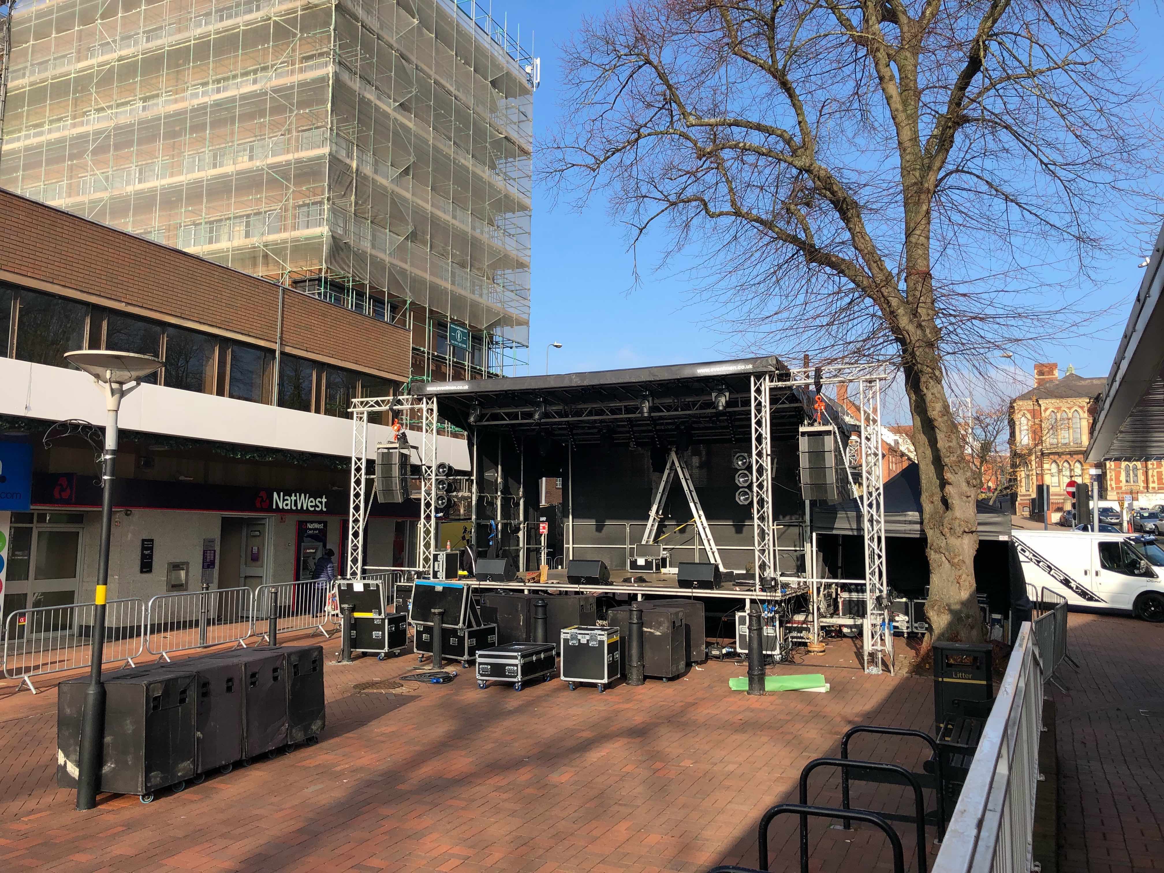 Free Radio , Christmas lights switch on , the best christmas lights switch on 2019 , local christmas lights switch on , sutton coldfield christmas lights switch on , production for christmas lights switch on , sutton coldfield BID christmas , sutton coldfield BID 2019 , sutton coldfield BID events ,