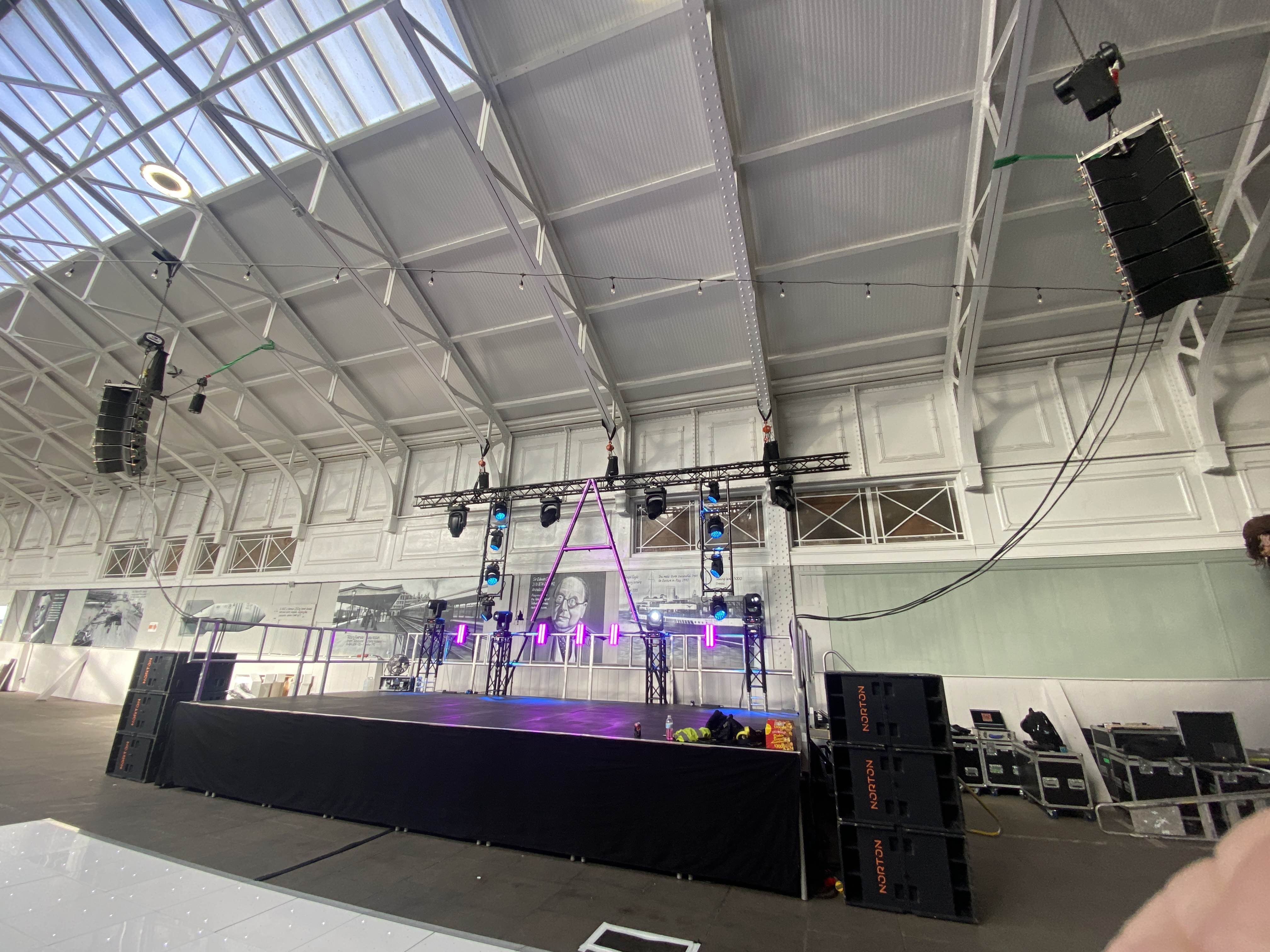 amazon tilbury , amazon production , amazon christmas , amazon lhx , amazon events , cannock sound hire , 